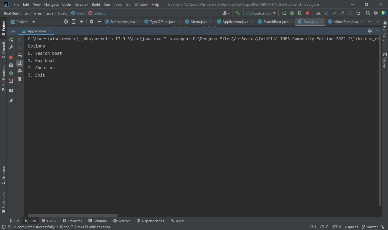 GitHub - PawelZw/dream-boat-finder: The program searches for specific ...