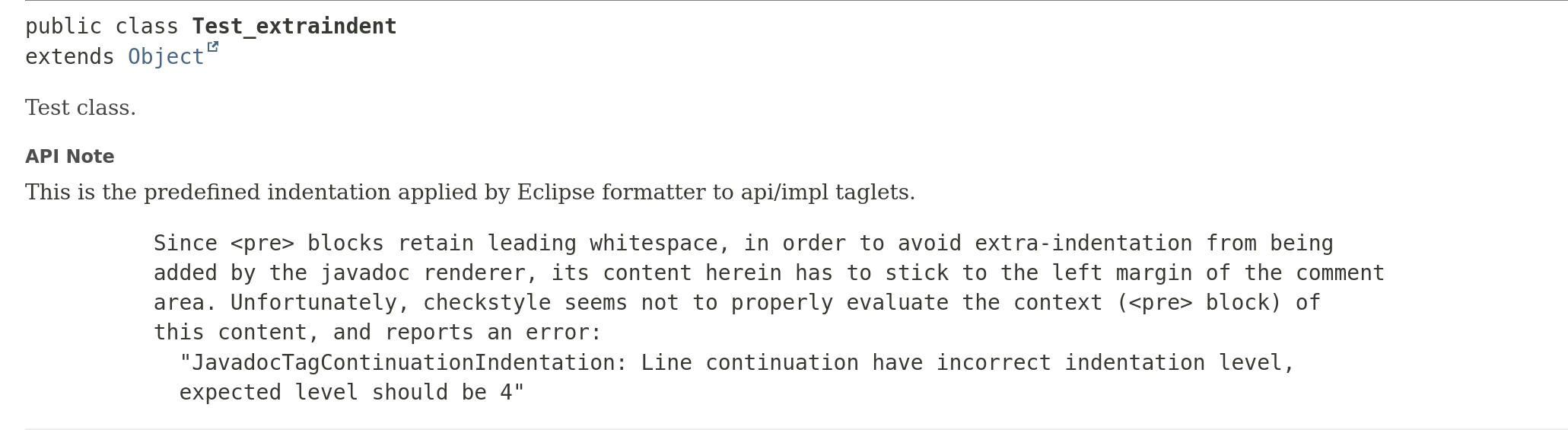 Test_extraindent-javadoc