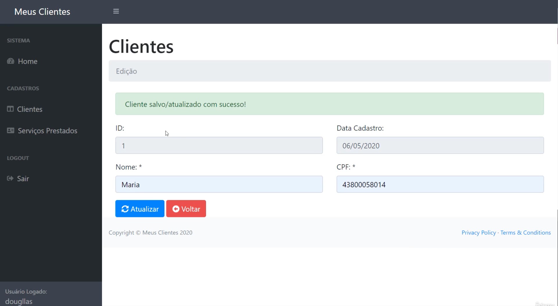 GitHub - davifrjose/Clients: Web app to help manage clients and ...