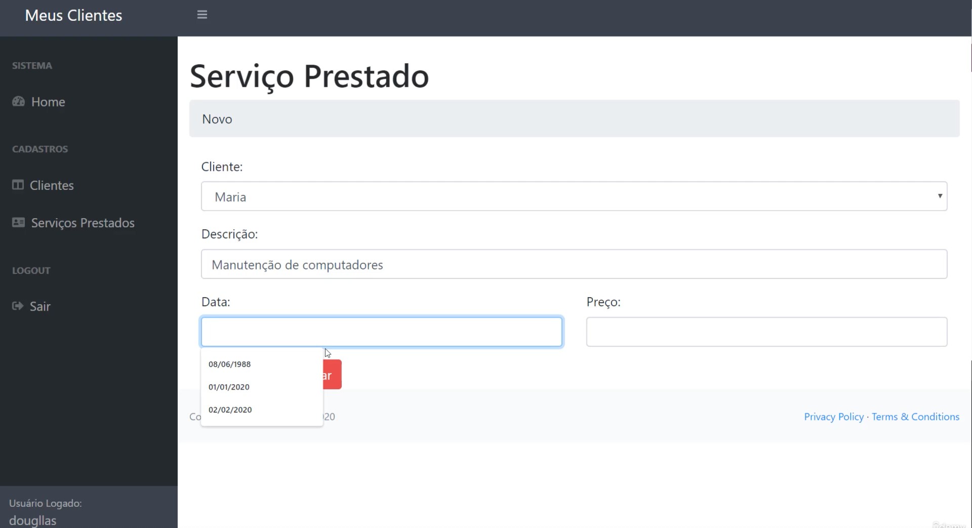 GitHub - davifrjose/Clients: Web app to help manage clients and ...