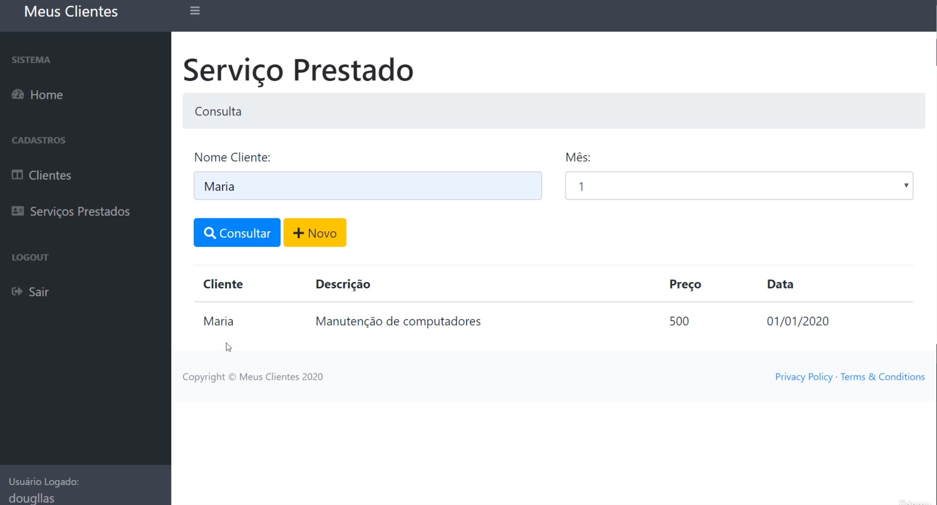 GitHub - davifrjose/Clients: Web app to help manage clients and ...