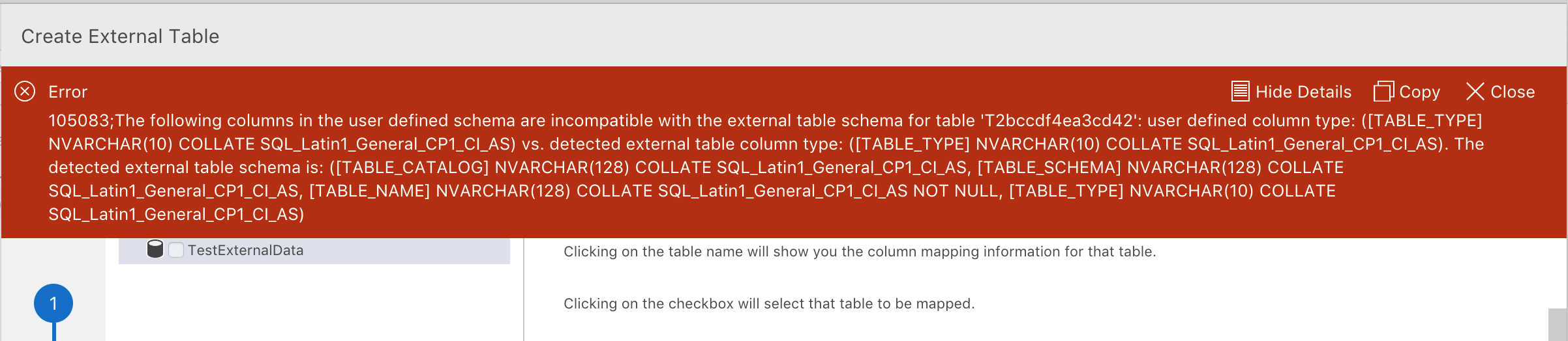 Create External Data against empty Azure SQL DB fails · Issue #3083 ...