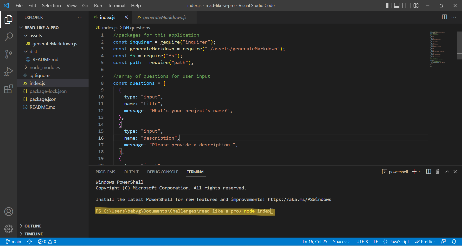 ๐ง decode the code: a guide to javascript interview... GitHub - gmejia87/read-like-a-pro: challenge 9