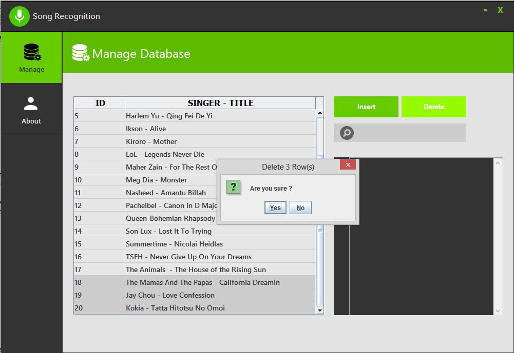 GitHub nur4nnis4/songrecognitiondesktop A desktop application that