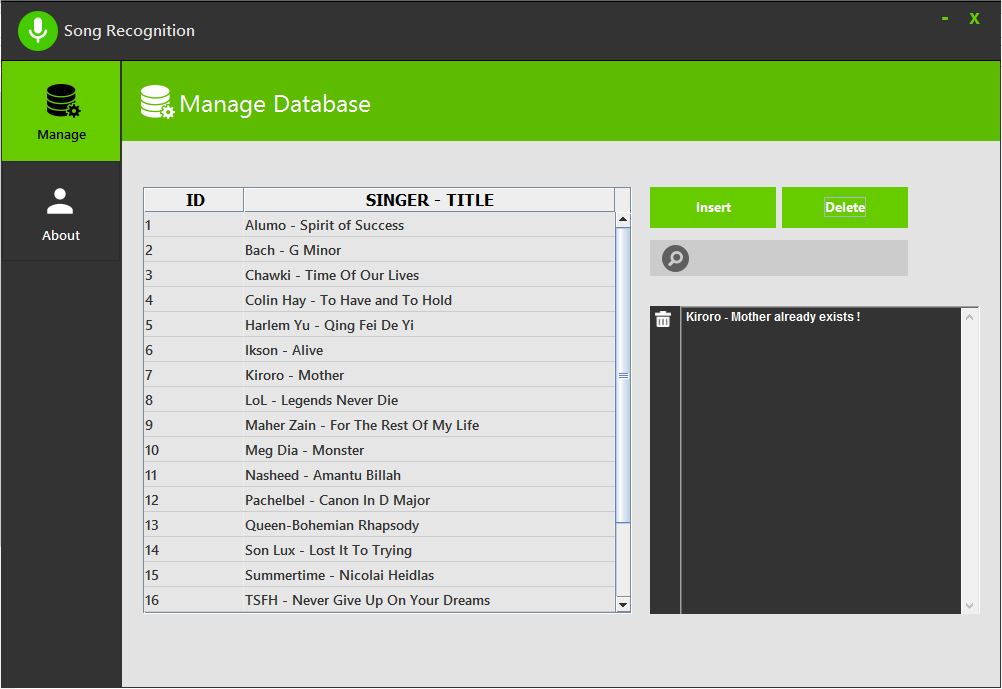 GitHub nur4nnis4/songrecognitiondesktop A desktop application that