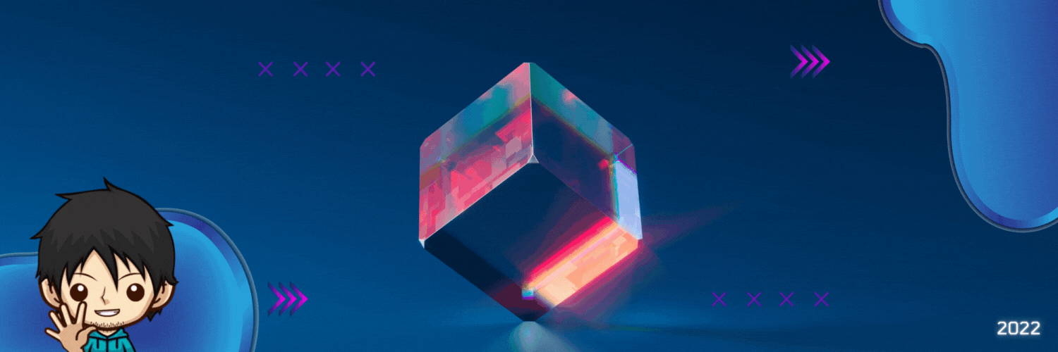Purple And Blue Neon Technology Company Linkedin Banner