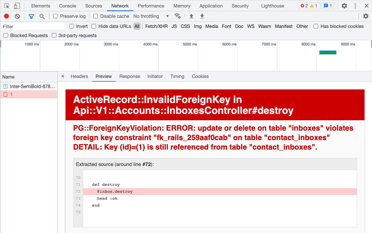Add foreign key with delete cascade for destroy_async · Issue 3530