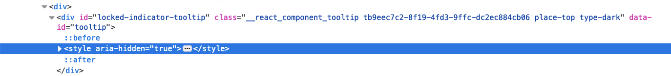 Accessibility violation: The ARIA attributes “aria-hidden” are not ...