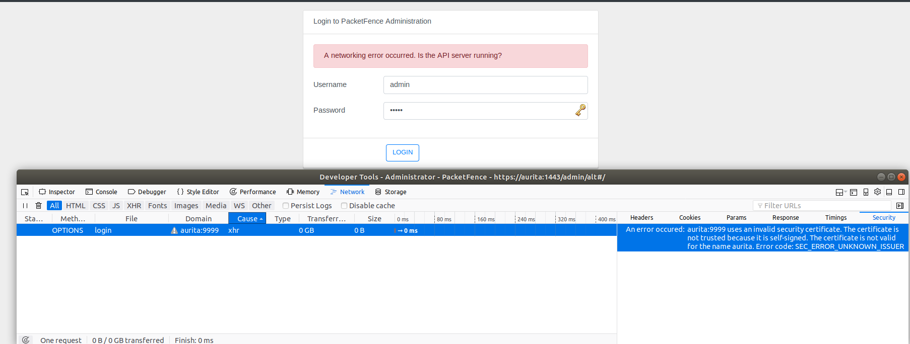 web admin : access to new web interface with Firefox · Issue #3350 ...