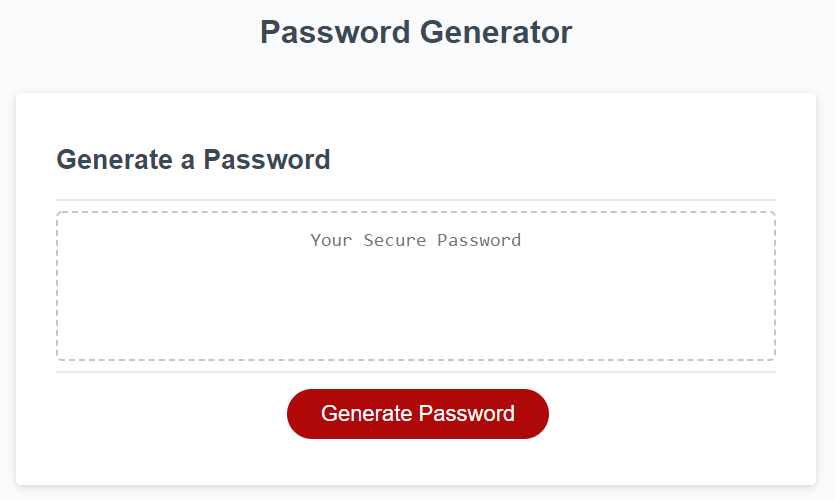 GitHub - clacson95/password-generator