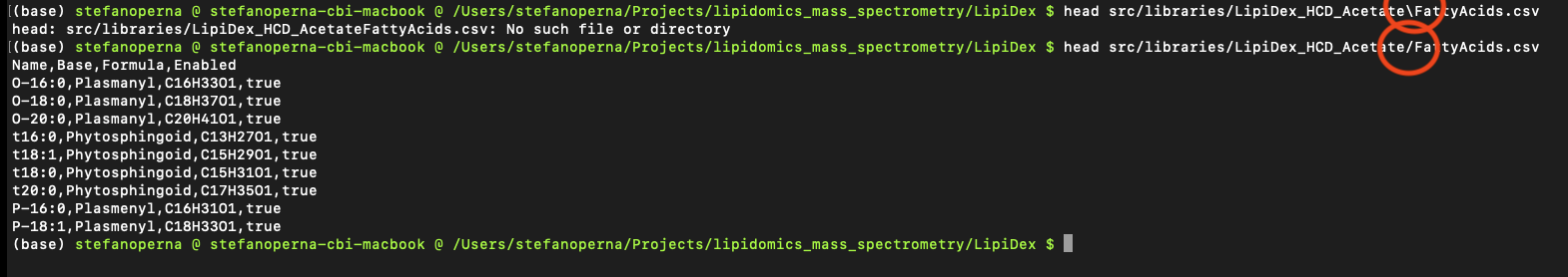 Error in pathing for MacOs installation · Issue #5 · coongroup/LipiDex ...