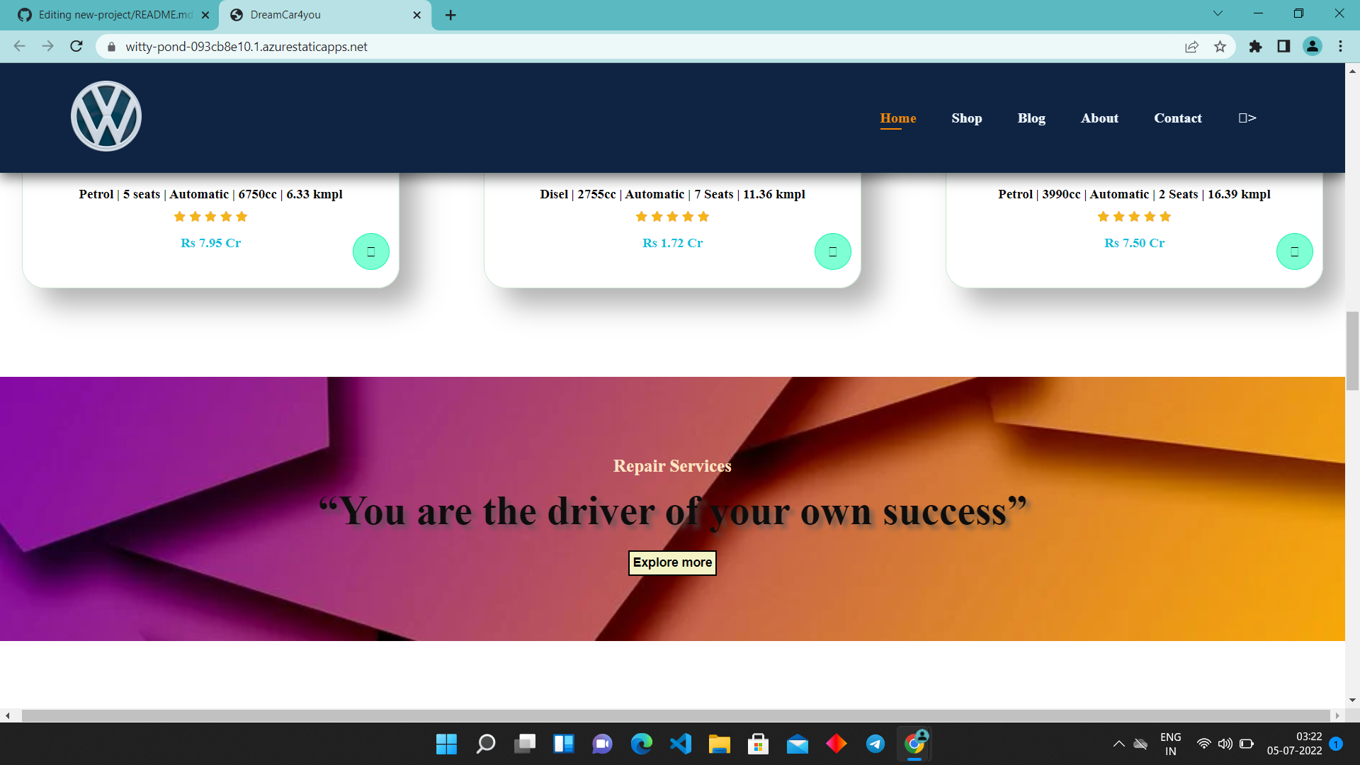 GitHub - Arunkrsaha/new-project: I create a car purchasing website. I ...