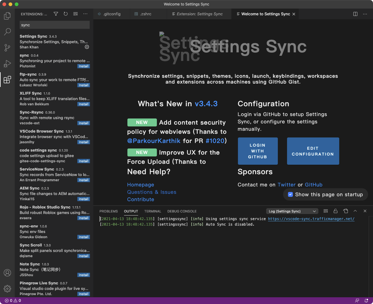 Not Connected or Unable to Connect to GitHub. Exception Logged