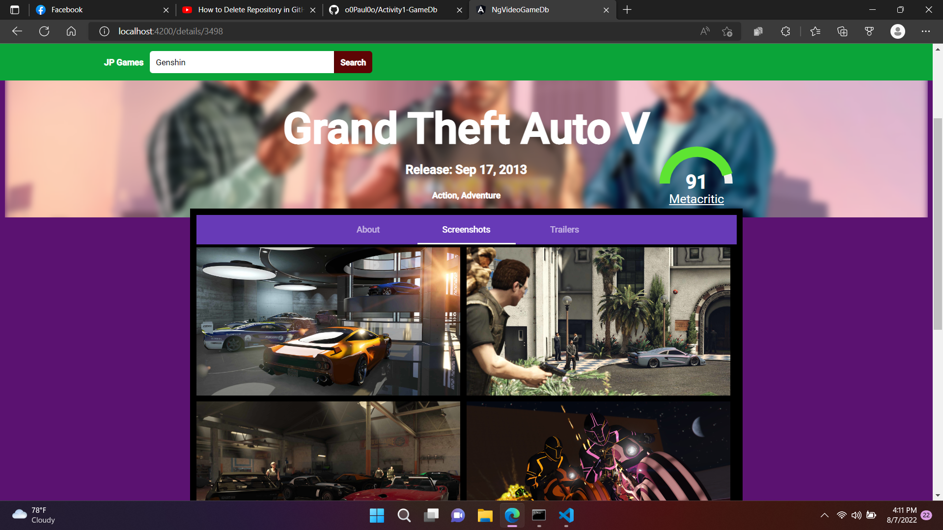 GitHub - o0Paul0o/Activity1-GameDb