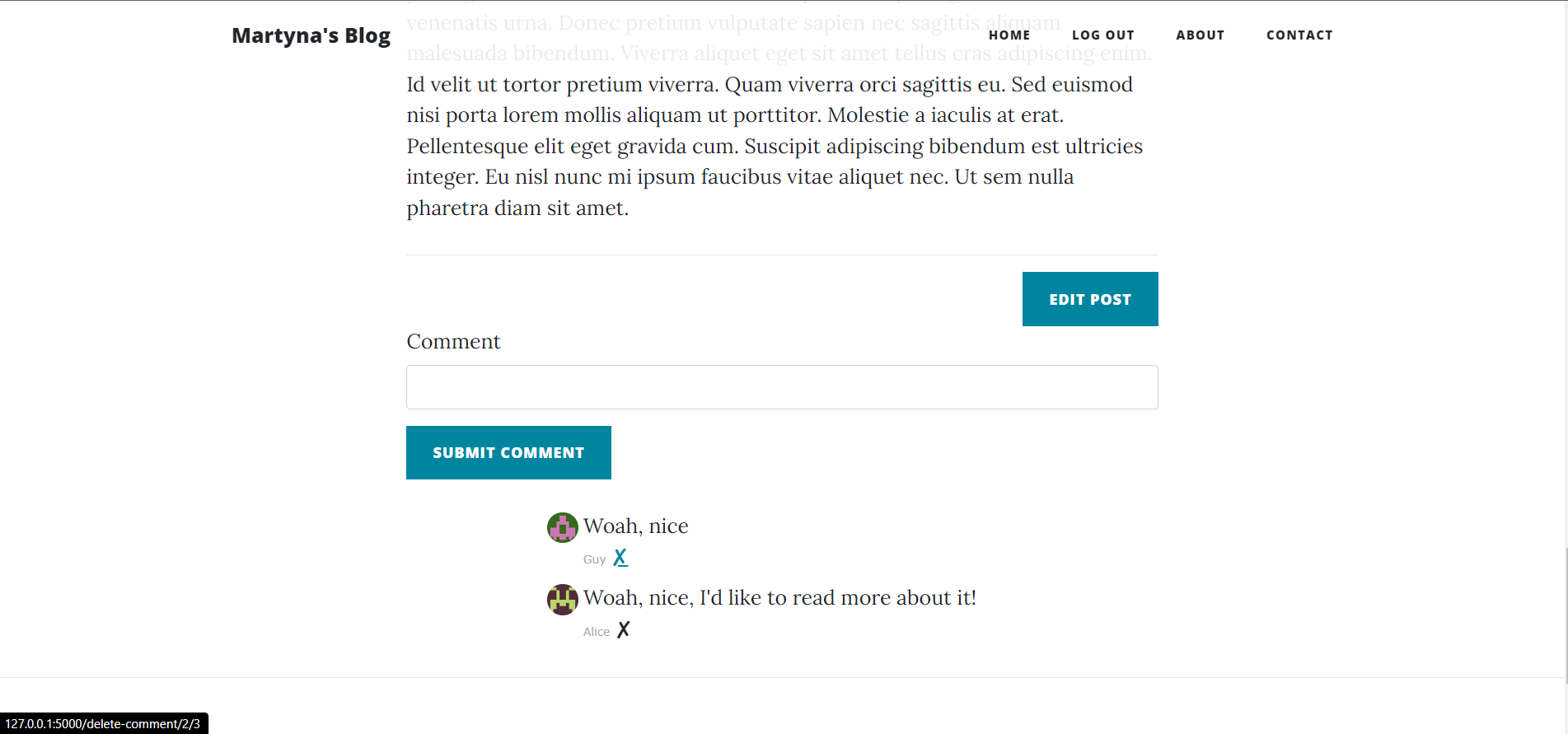 GitHub Veluthil/BlogwithusersFlask Blog Project built with Flask