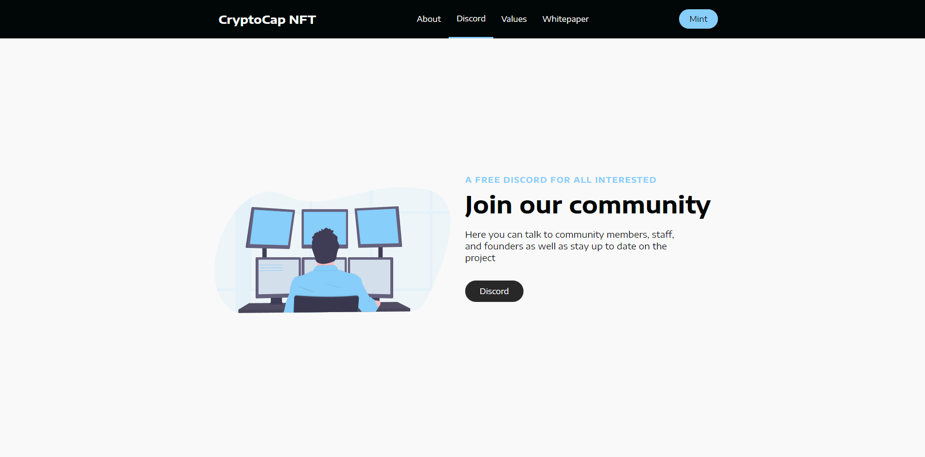 GitHub - wxtest-prog/CryptoCap-Web: A website for an NFT collection.