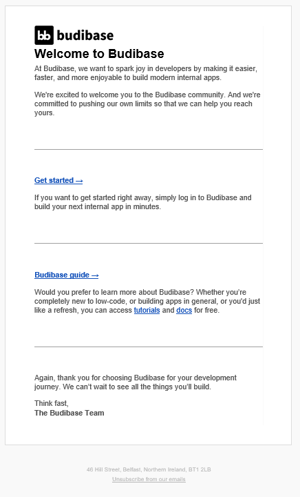 New User Creation sends Cloud Welcome Email rather than Self-Hosted ...