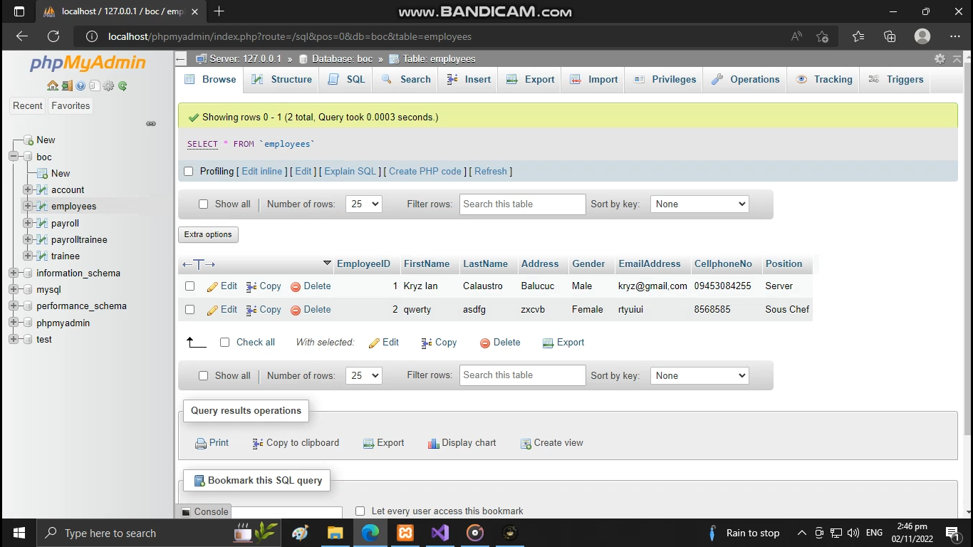 GitHub - eankriss/BOC_SYSTEM