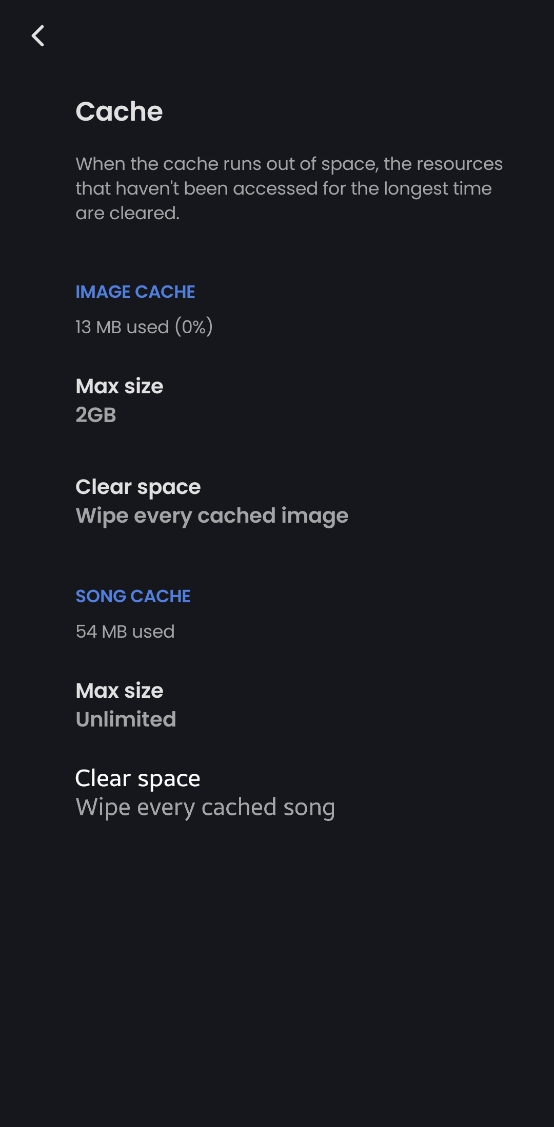 Clear Song Cache · Issue #165 · vfsfitvnm/ViMusic · GitHub