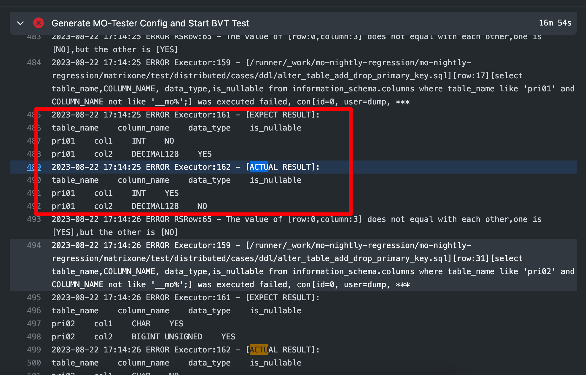 [Bug]: changing metadata table fields causes storage compatibility ...