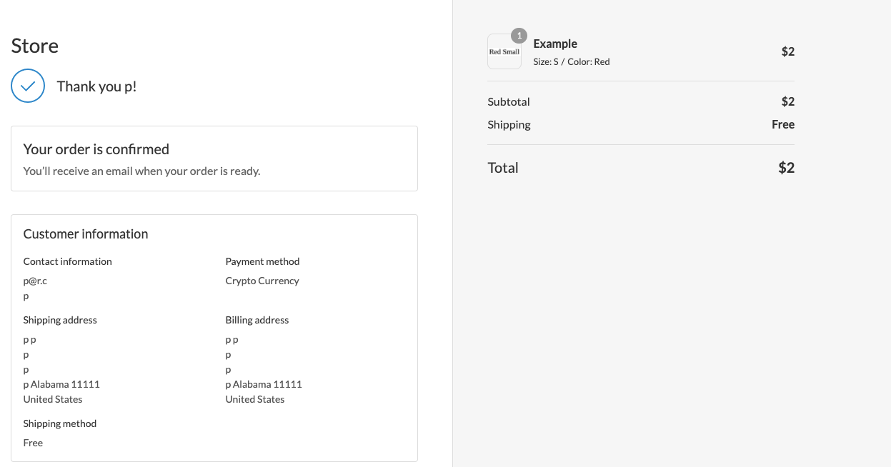 Cart was below min value