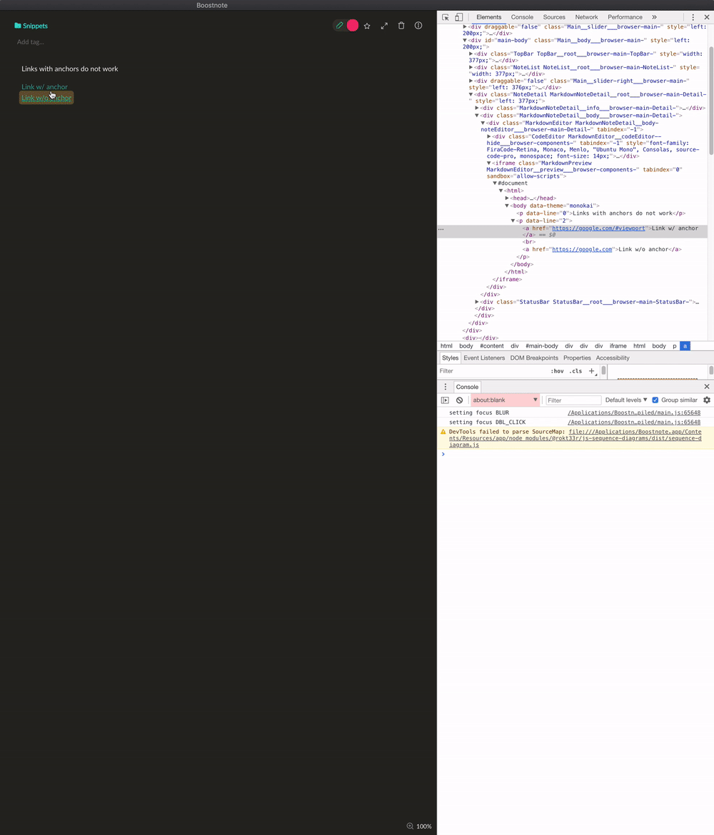 Link to external in Markdown Preview with anchor does not work. · Issue ...