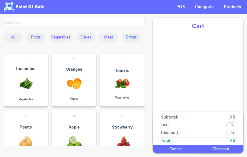 GitHub - nourabdalaziz/Point-Of-Sale-System-ReactJS