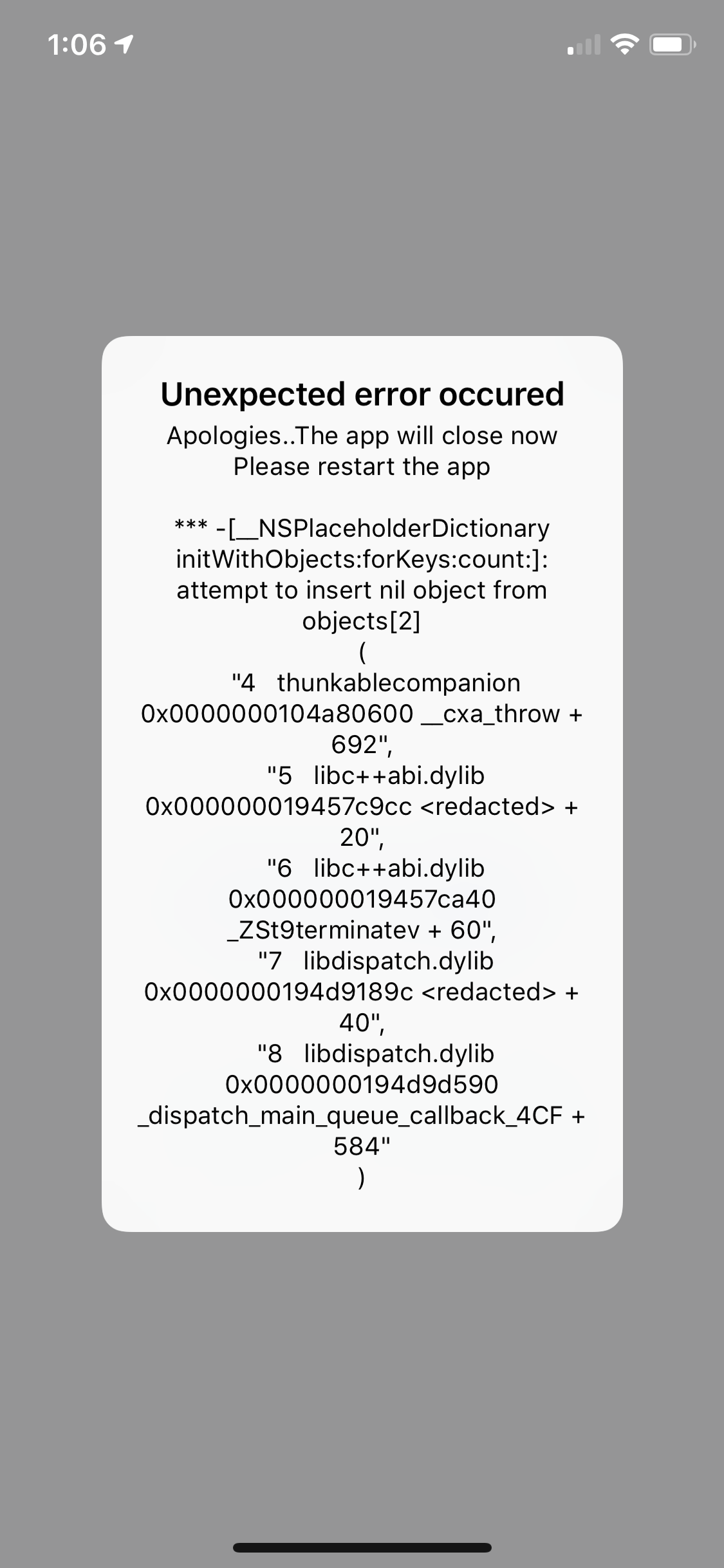 Iphone error issue 230 thunkable thunkable issues github