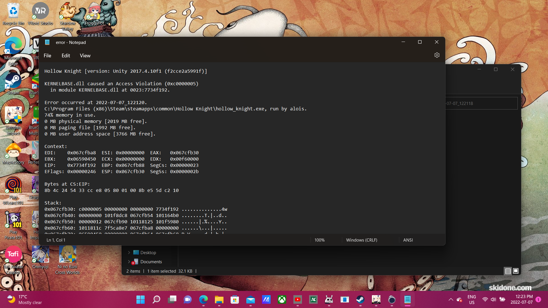 Game won't open · Issue #85 · fifty-six/Scarab · GitHub