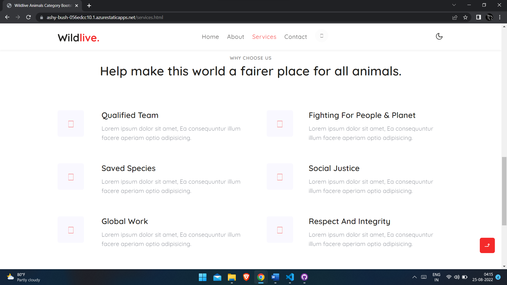 GitHub - adarshshukla725/final-project: Here I create a Wildlife ...