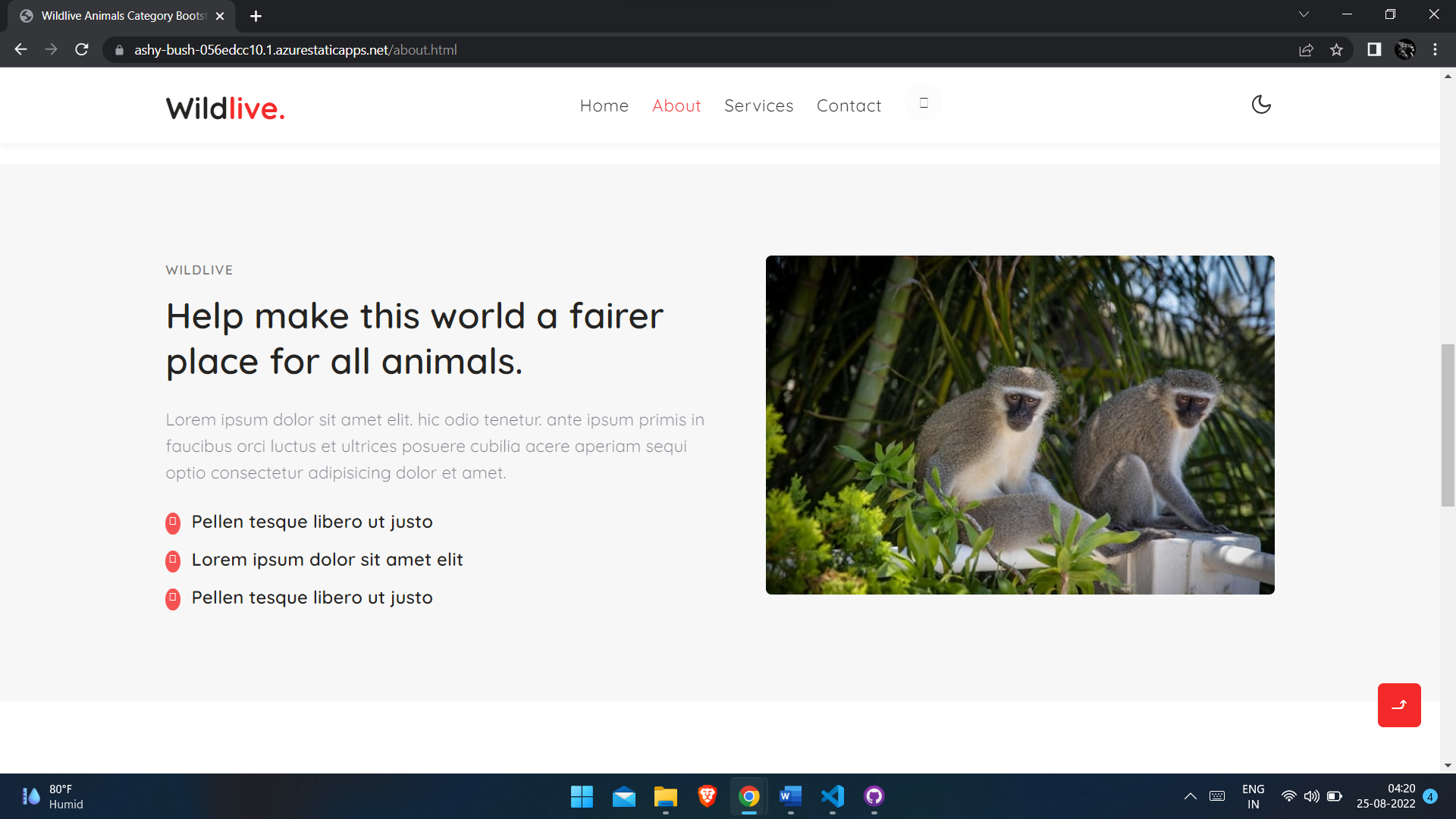GitHub - adarshshukla725/final-project: Here I create a Wildlife ...