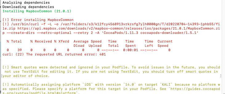 Can't Add pod 'MapboxMaps' in my Project · Issue #1425 · mapbox/mapbox ...