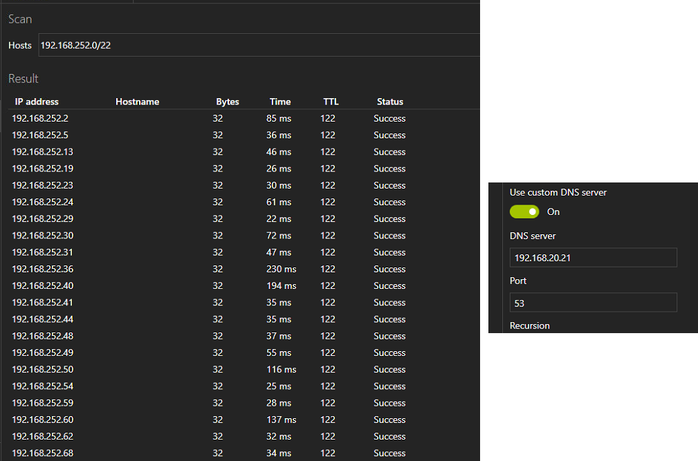 Resolving hostname of users connected via VPN in IP Scanner · Issue ...