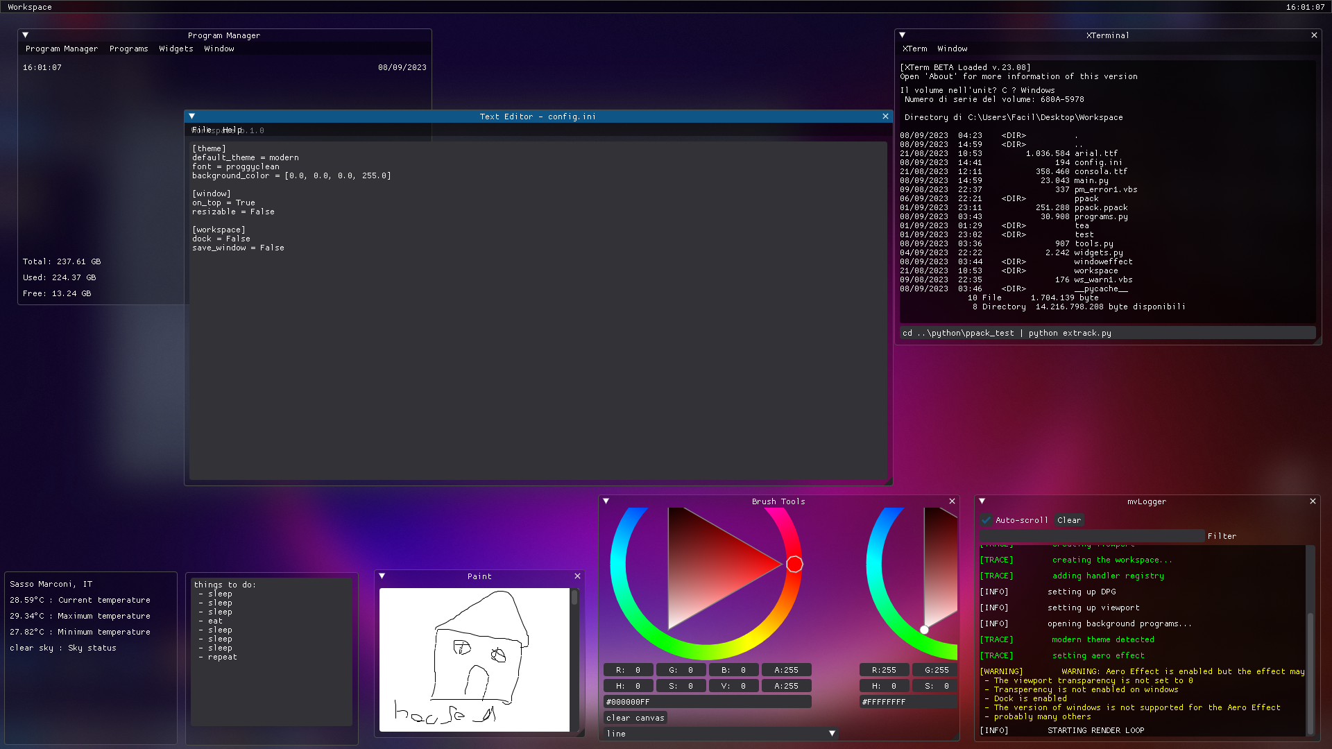 GitHub - totallynotdrait/Workspace: Workspace is a desktop enviroment ...
