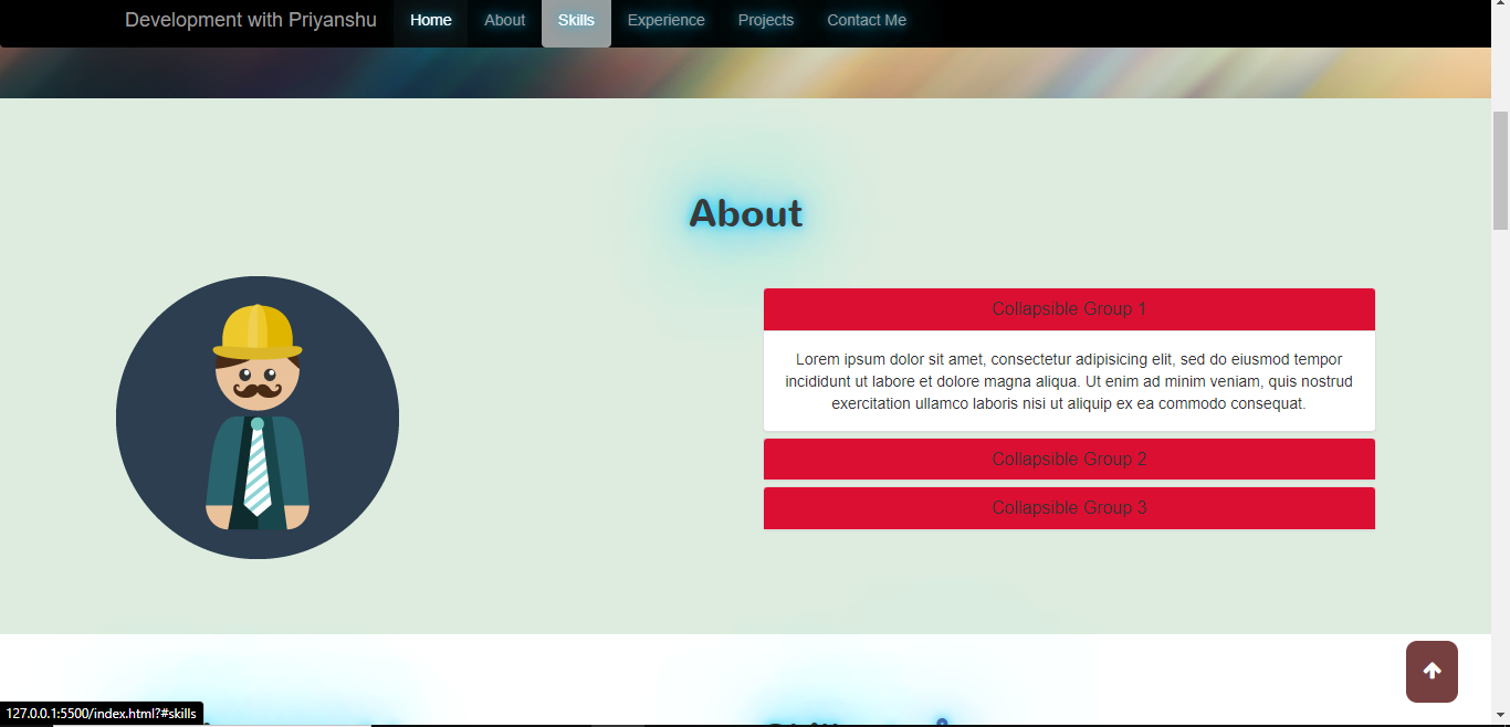 GitHub - tpriyanshu90/portfolioTemplate: Portfolio template for ...