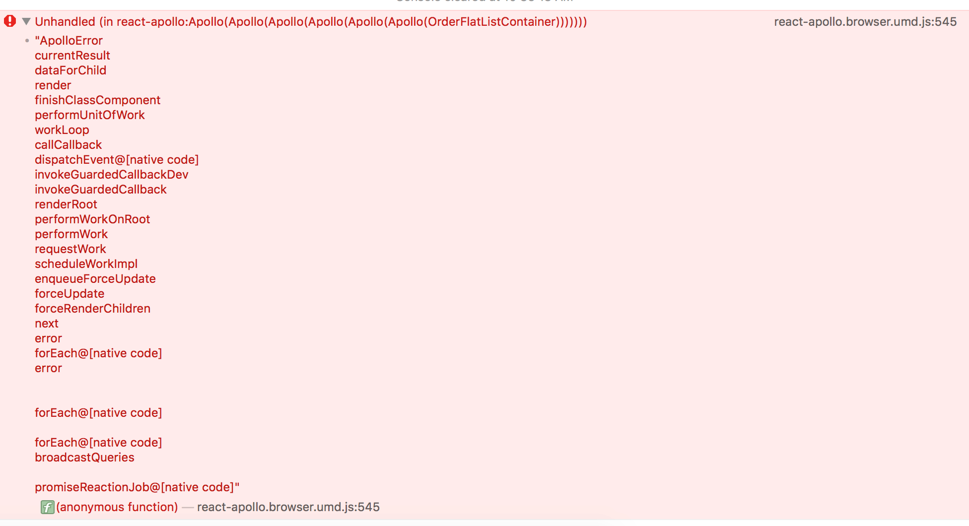 When credentials on HttpLink is set to true and no basic auth provided