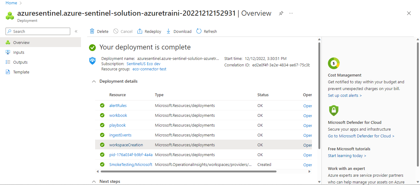 Issue ingesting demo data from Azure Sentinel Training Lab (solution ...