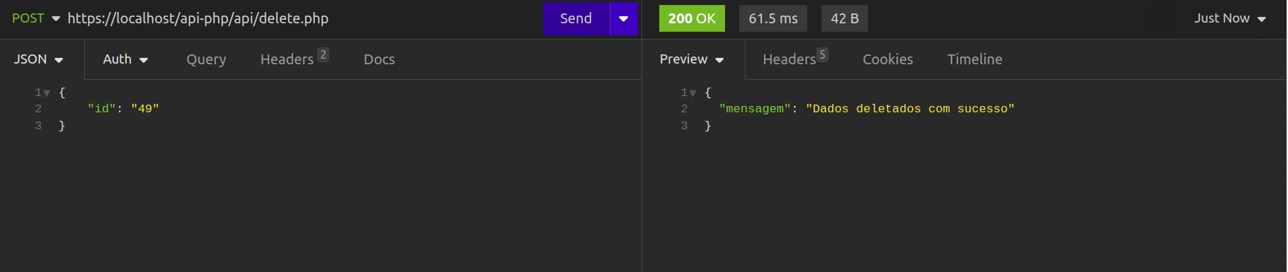 GitHub - JosianeBarros/api-php: API feita em PHP que realiza cadastro ...