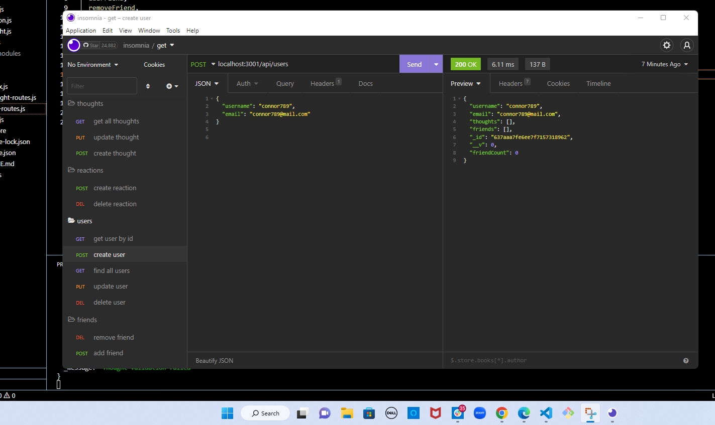 GitHub - connorkelly96/Social-Network-Api