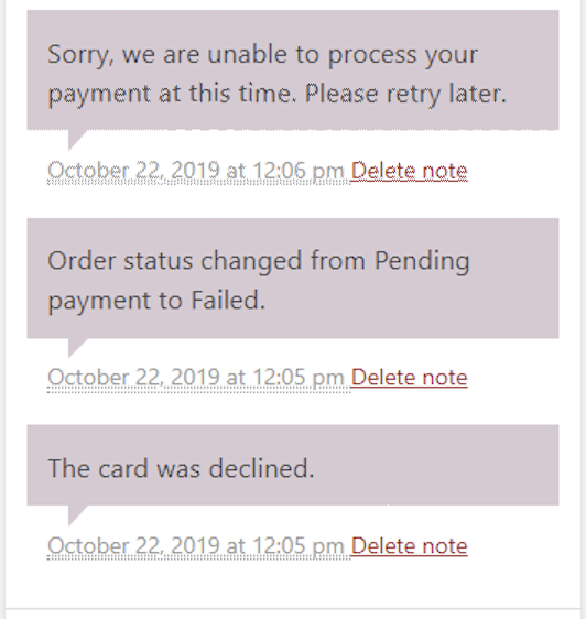 Guest customer unable to process payment after zip code fails