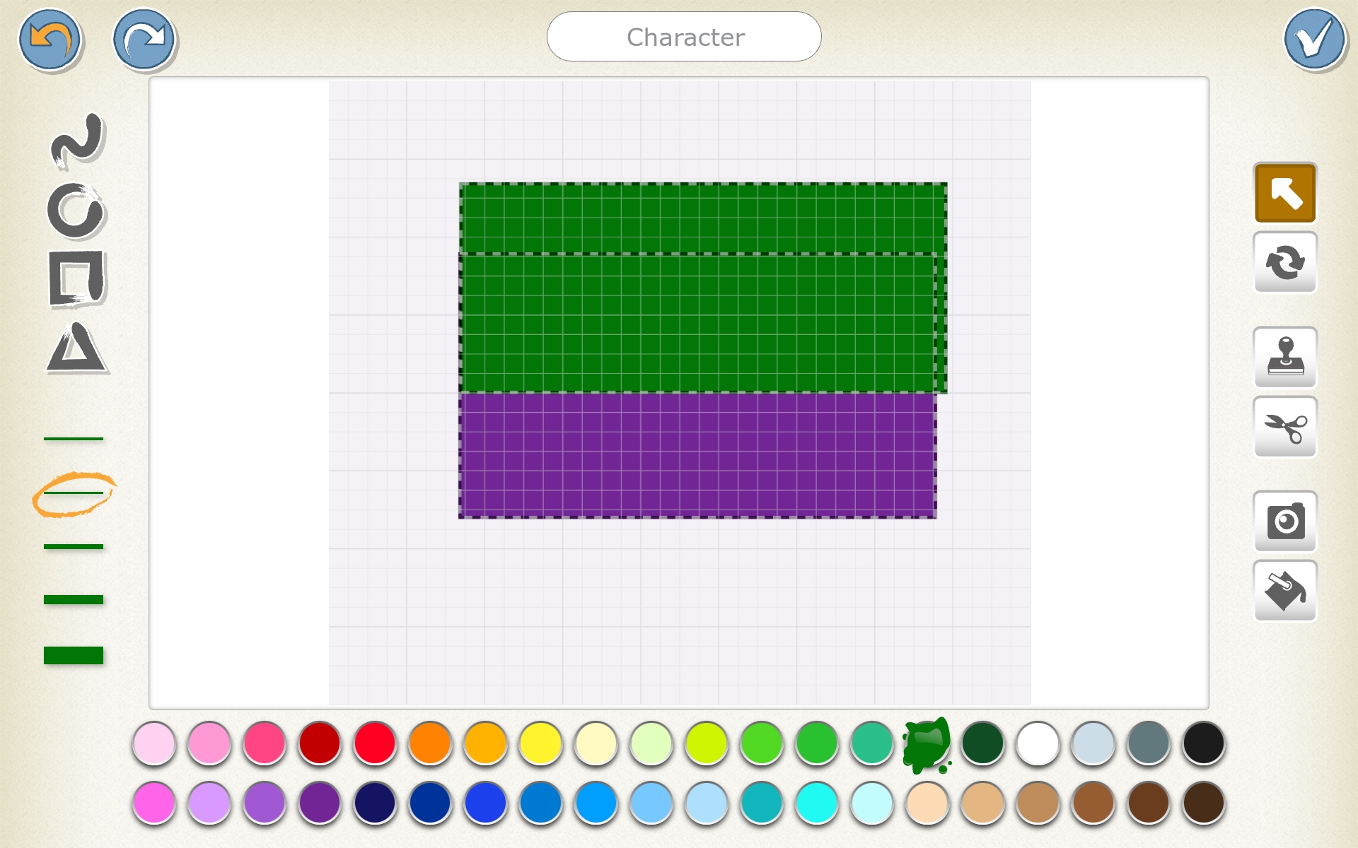Dragging a shape in the paint editor moves the shape above it as well. · Issue 539