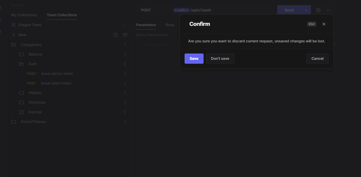 [bug]: Unnecessary confirmation to discard current request · Issue ...
