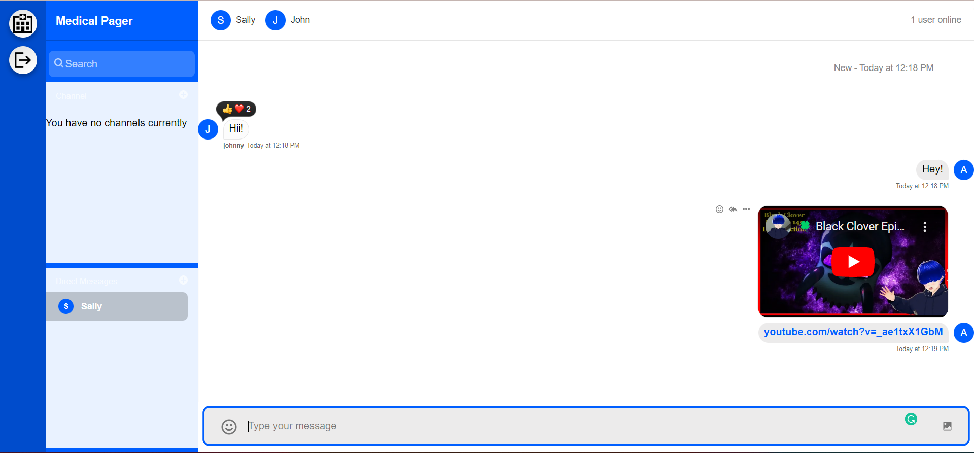 GitHub - adun954/medical-pager: Team chat application for users to chat ...