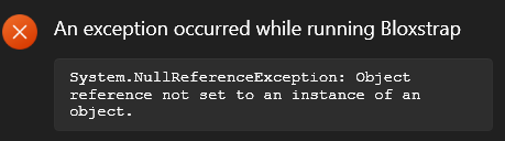random error after closing roblox · Issue #412 · pizzaboxer/bloxstrap ...