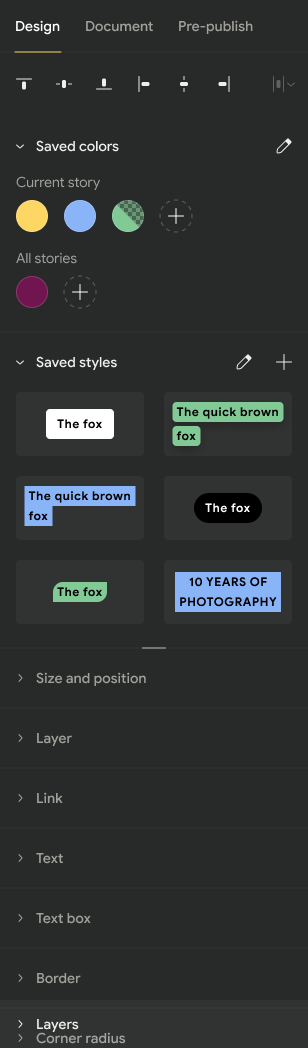 Design - Text
