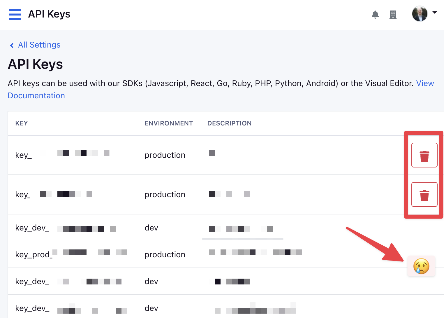 Removing/rotating API keys · Issue #438 · growthbook/growthbook · GitHub
