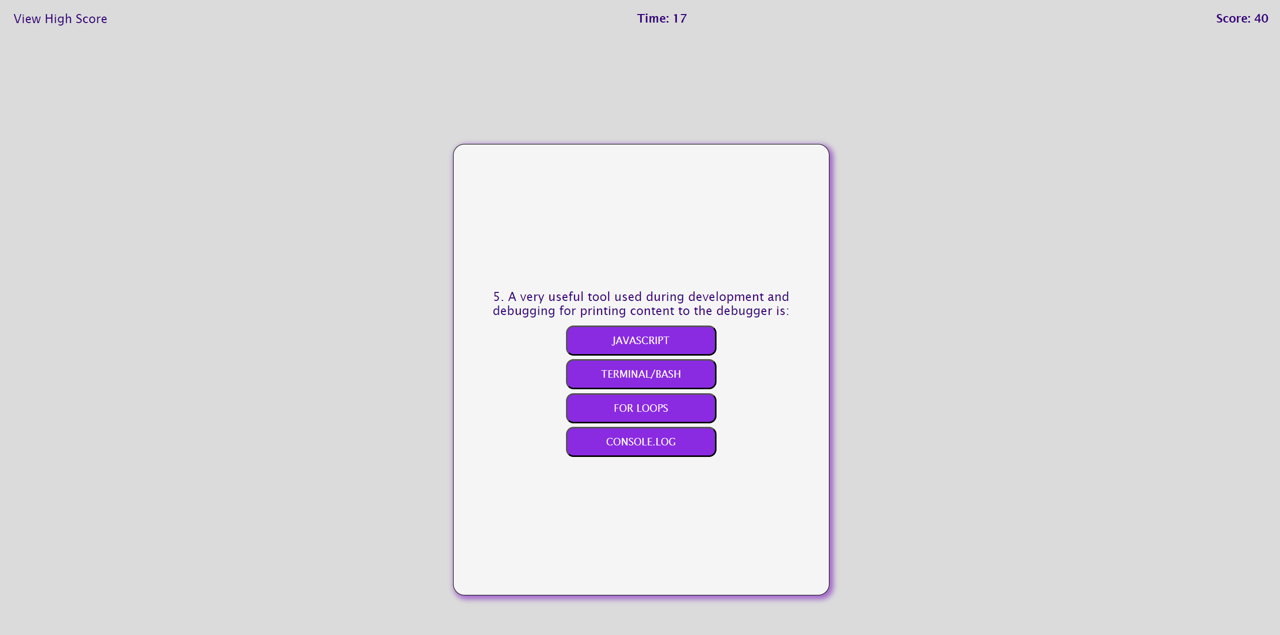 GitHub - 1alyciaoliveira/coding-quiz-challenge