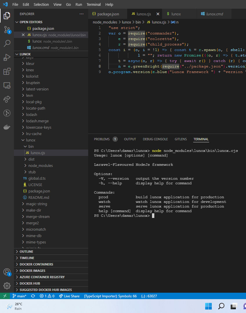 [Bugs] Cannot run on Windows · Issue #14 · kodepandai/lunox · GitHub
