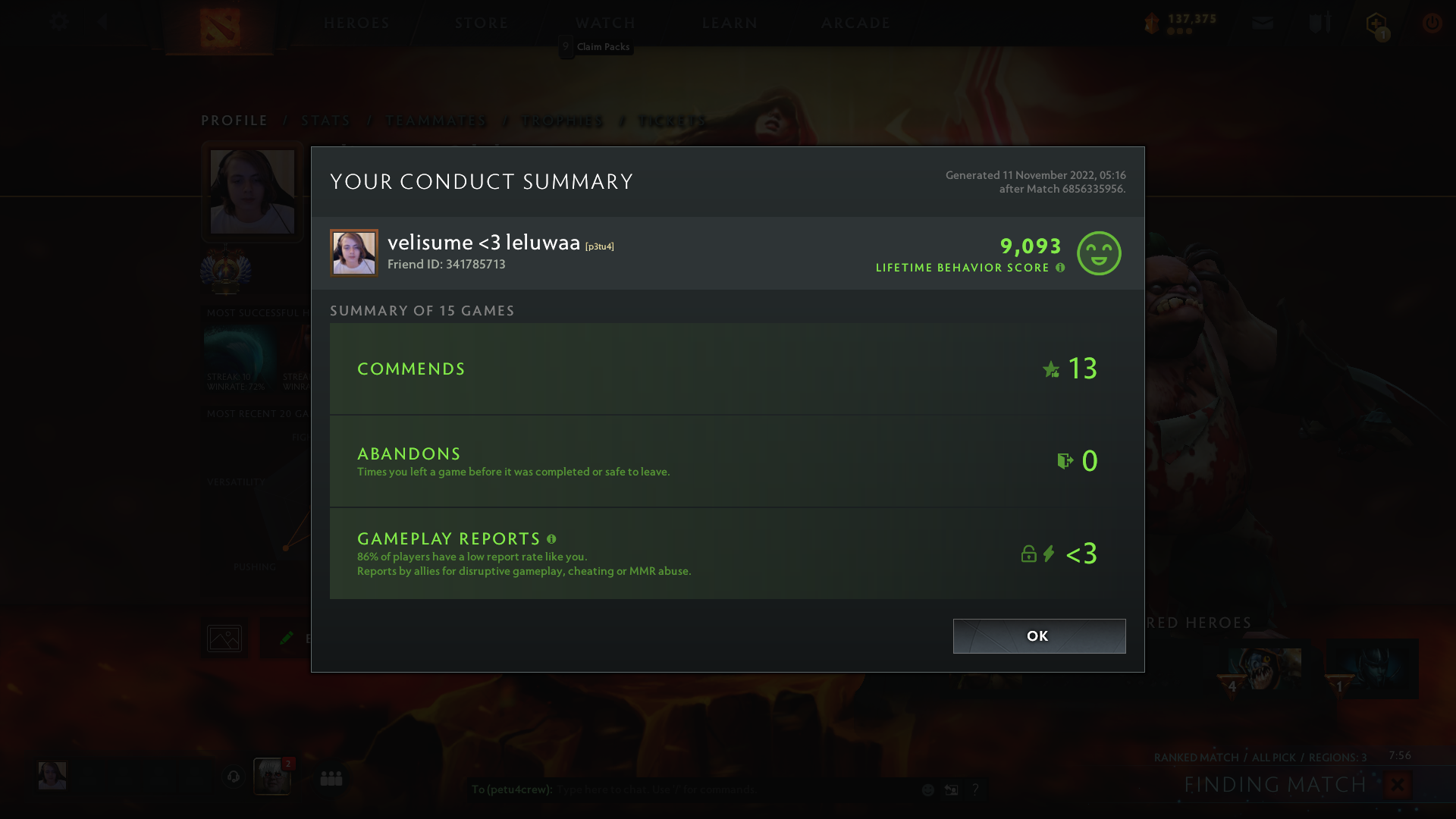 account bug 6k+ mmr · Issue #5347 · ValveSoftware/Dota2-Gameplay · GitHub
