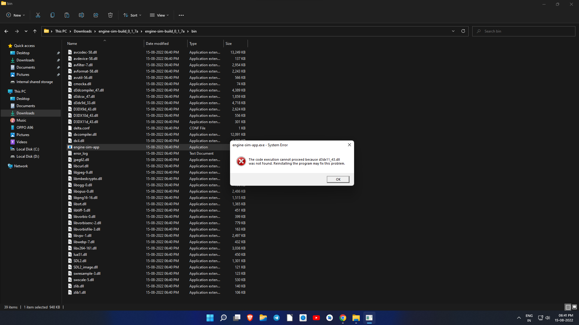 Code Execution can't be Processed · Issue #101 · ange-yaghi/engine-sim ...